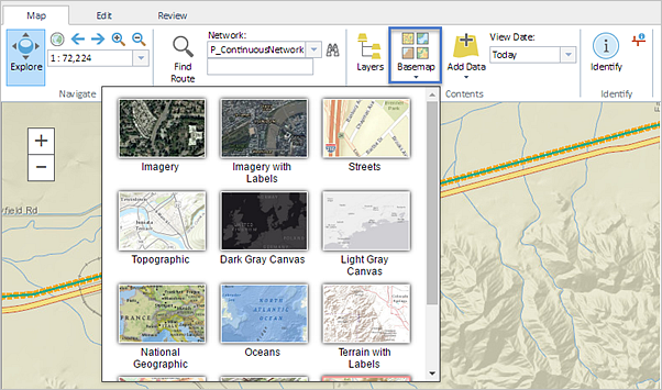 A custom basemap in RCE A custom basemap in RCE