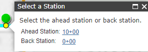 Select the starting station on the route. Select the starting station on the route.